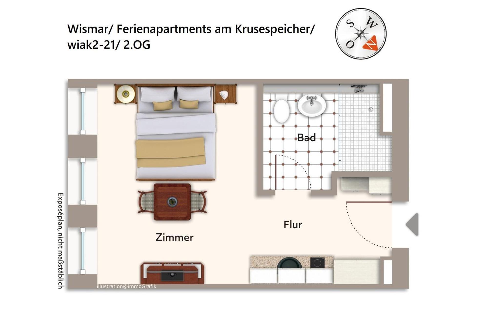 Wißmar Ferienapartments Am Krusespeicher Ferienapartments Am Krusespeicher 2-21 מראה חיצוני תמונה
